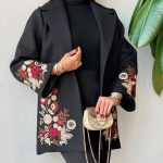 کت پاییزی طرح دار