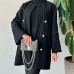 پالتو کوتاه دکمه دار