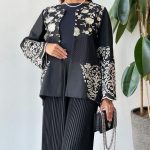 کت شلوار گلدوزی