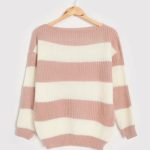 بلوز بافتنی راه راه