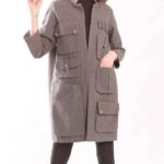 کت ماهوت جیب‌دار